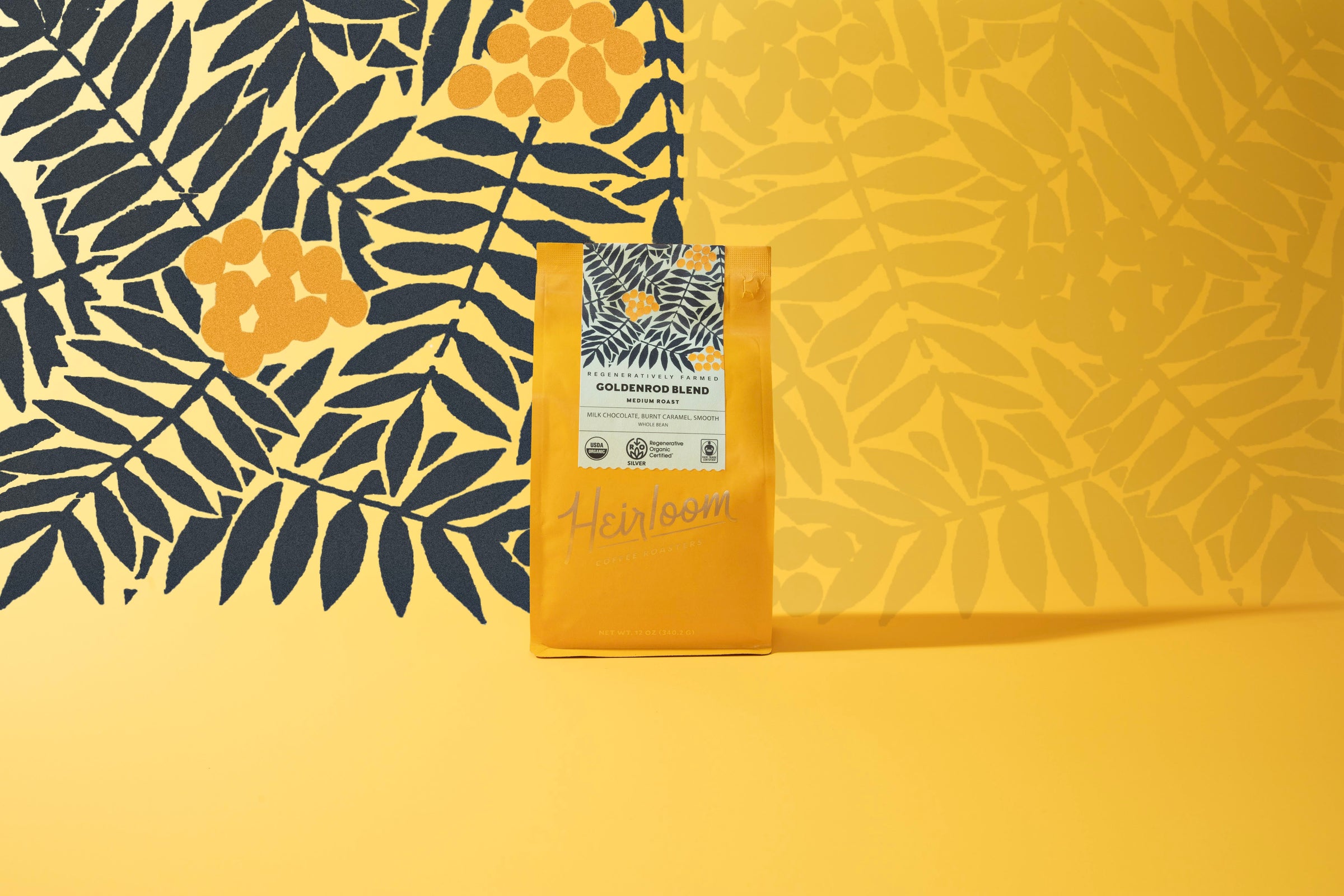 Goldenrod Blend - Medium Roast - Heirloom Coffee Roasters award-winning coffee beans