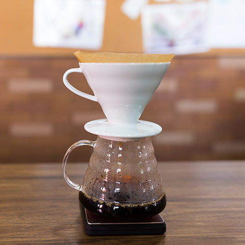 classic pour over with Heirloom Coffee