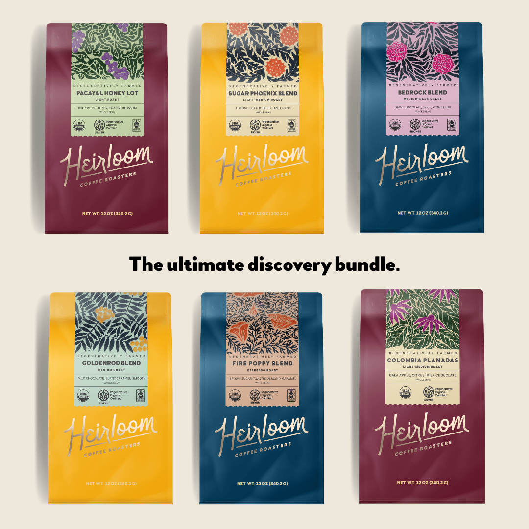 6 Pack Curated Sets - Heirloom Coffee Roasters