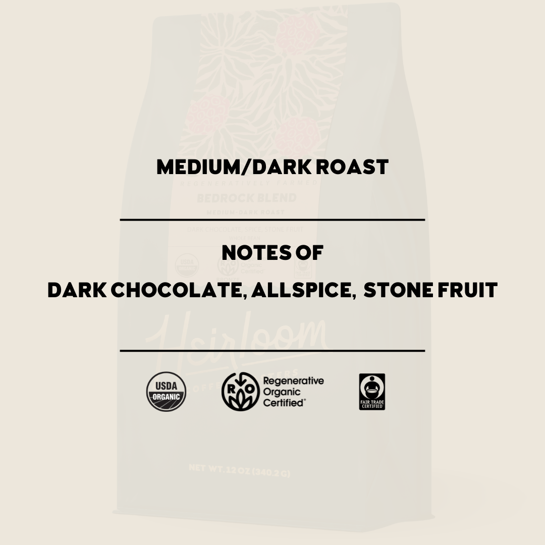 Bedrock Blend - Heirloom Coffee Roasters