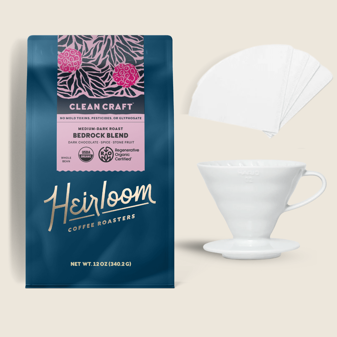Bedrock Blend Pourover Kit - Heirloom Coffee Roasters