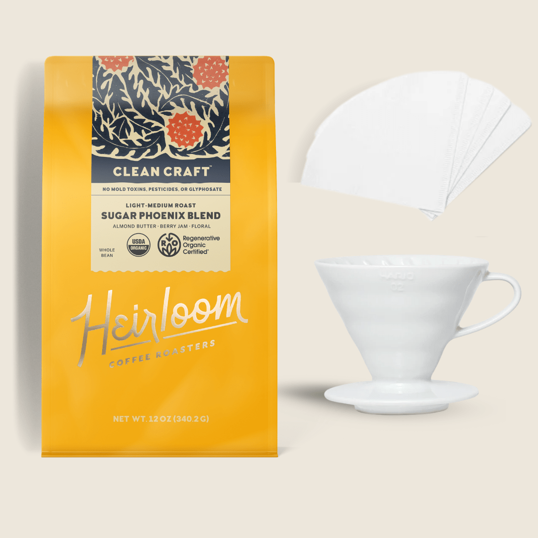 Sugar Phoenix Pourover Kit - Heirloom Coffee Roasters
